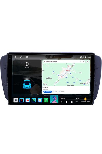 navi-it Navigatie dedicata Seat Ibiza 2009-2012, 4GB RAM 64GB ROM, Octacore, Android 14, Display QLED 1K 9",