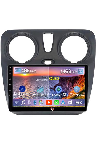 navi-it Navigatie dedicata Dacia Dokker 2012, 4GB RAM 64GB ROM, Octacore, Android 13, Display QLED 9", DSP,