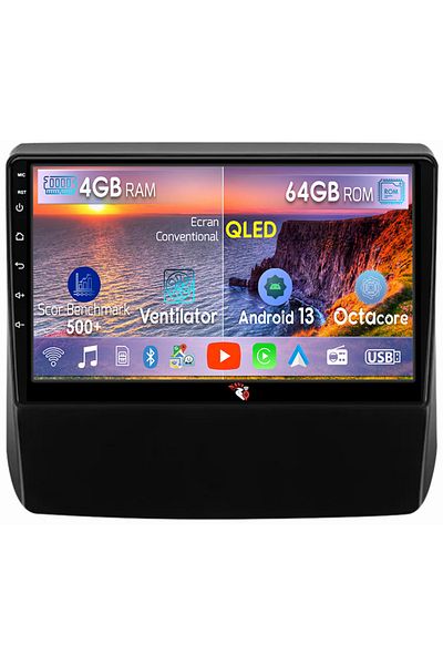 navi-it Navigatie dedicata Subaru Forester 2018-2021, 4GB RAM 64GB ROM, Octacore, Android 13, Display QLED 9