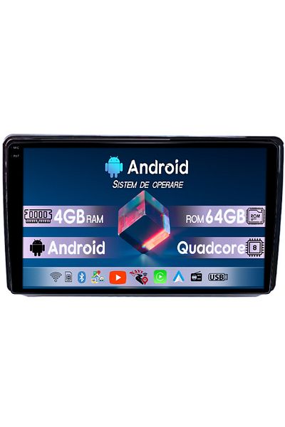 navi-it Dedicated navigation for Fiat Viaggio/Ottimo, 4GB RAM 64GB ROM, Octacore, Android 14, 9" QLED 1K display