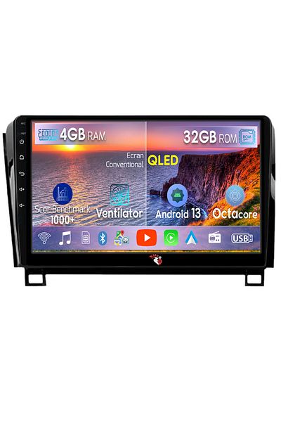 navi-it Navigatie dedicata Toyota Tundra 2007-2013, 4GB RAM 32GB ROM, Android 13, Display 9 " , Internet, Ap