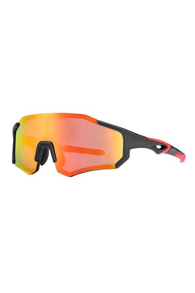 shumee Okulary rowerowe z polaryzacją i filtrem UV 400 czerwone