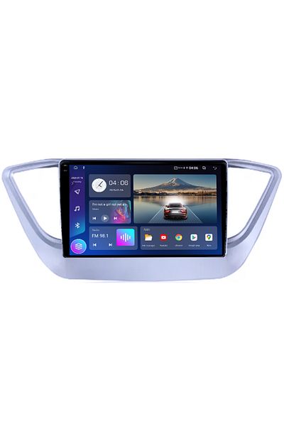 navi-it Navigatie dedicata Hyundai Verna 2017-2018, 4GB RAM 64GB ROM, Quad Core, Display 9" QLED 1K, Carplay