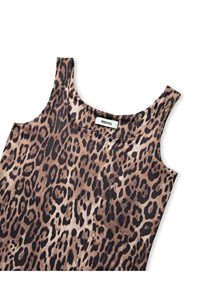 İpekyol T-Shirt with Leopard Print