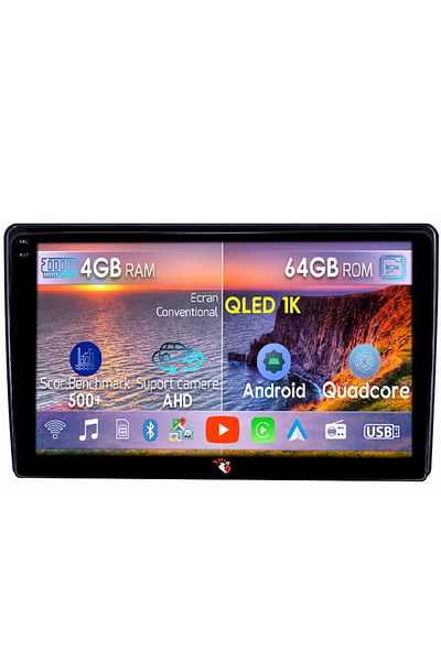 navi-it Navigatie dedicata Fiat 500L 2012-2017, 4GB RAM 64GB ROM, Octacore, Android 14, Display QLED 1K 9",