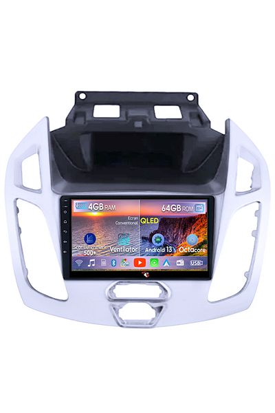 navi-it Navigatie dedicata Ford Transit Connect 2015, 4GB RAM 64GB ROM, Octacore, Android 13, Display QLED 9