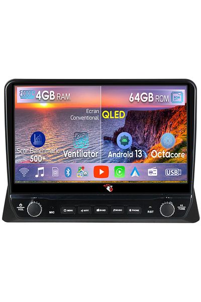 navi-it Dedicated navigation Accord 2008-2012 with rotary buttons model 2024, 4 GB RAM 64 ROM, Quadcore, Andro
