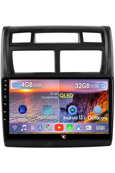 navi-it Navigatie dedicata Kia Sportage 2007-2012, 4 GB RAM 32 ROM, Android 13, Display QLED, 9",DSP, Carpla
