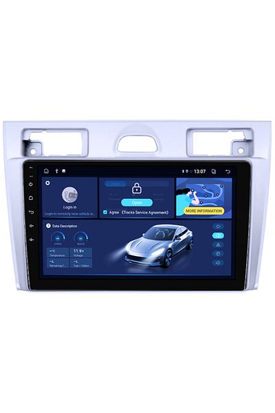 navi-it Navigatie dedicata Ford Fiesta MK5 2002-2008, Gri, 4GB RAM 32GB ROM, Octacore, Android 14, Display Q
