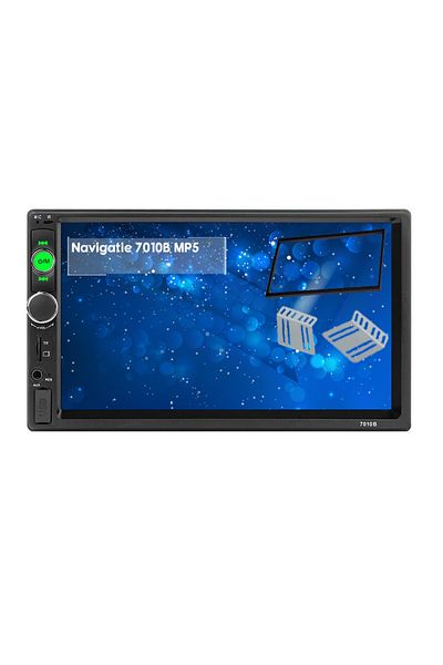 navi-it Car MP5 Player 7010B, Frame, Mounting Brackets, Bluetooth, Divix, AVI, USB, SD Card, AUX
