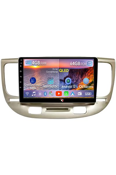 navi-it Navigatie dedicata Kia Rio2 2005-2011, 4GB RAM 64GB ROM, Octacore, Android 13, Display QLED 9", DSP,