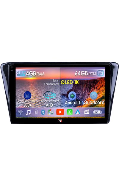 navi-it Navigatie dedicata Peugeot 408 2014+, 4GB RAM 64GB ROM, Octacore, Android 14, Display QLED 1K 10", C