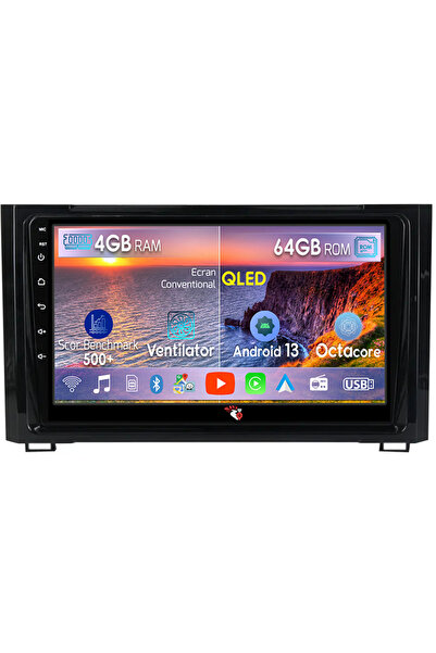 navi-it Navigatie dedicata Toyota Sequoia 2014-2018, 4GB RAM 64GB ROM, Octacore, Android 13, Display QLED 9"