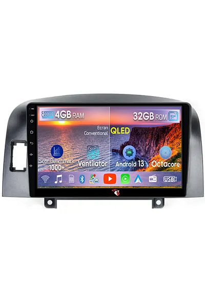 navi-it Navigatie dedicata Hyundai Sonata NF 2006, 4 GB RAM 32GB ROM, Android 13, Display QLED, 9", DSP, Car