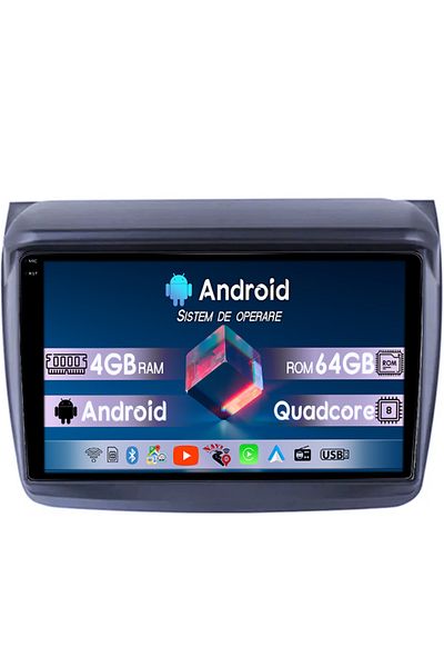 navi-it Navigatie dedicata Mitsubishi L200 2008-2016, 4GB RAM 64GB ROM, Octacore, Display 9" QLED 1K, Carpla