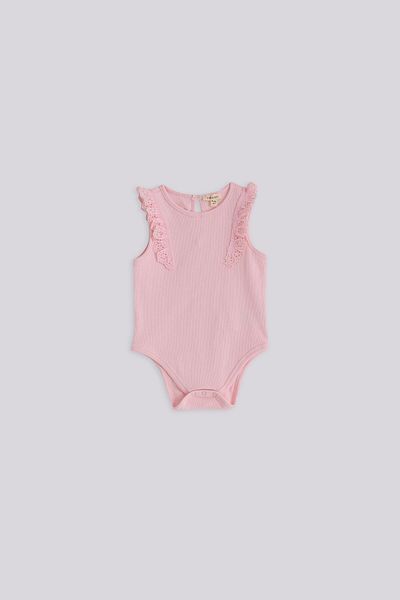 GB Baby Baby Girl Pink Body and Shorts Set