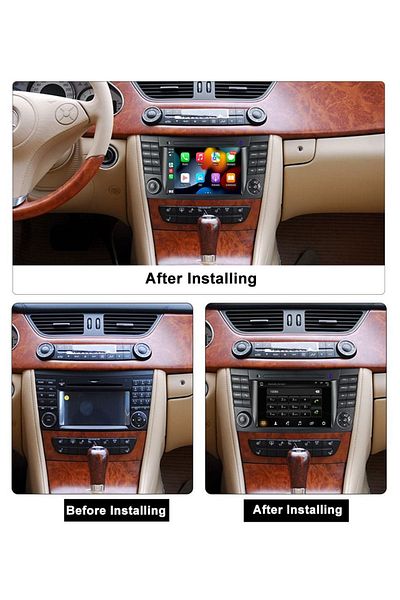 navi-it Navigatie dedicata Mercedes E Class W211, 7 inch, 4GB RAM 64GB ROM, Android 13, Waze, Internet, Mirr