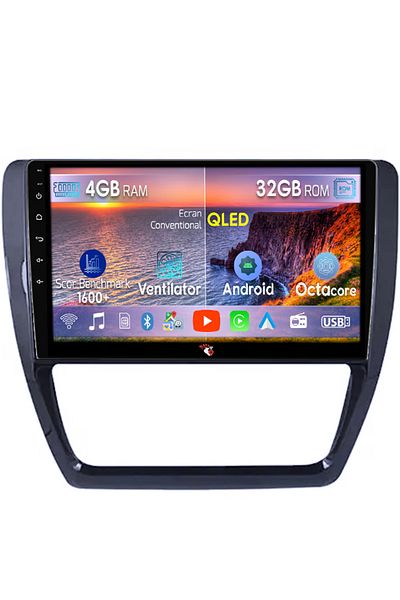 navi-it Navigatie dedicata Volkswagen Sagitar 2006-2010, 4 GB RAM 32 ROM, Android 14, Display QLED, 10", DSP