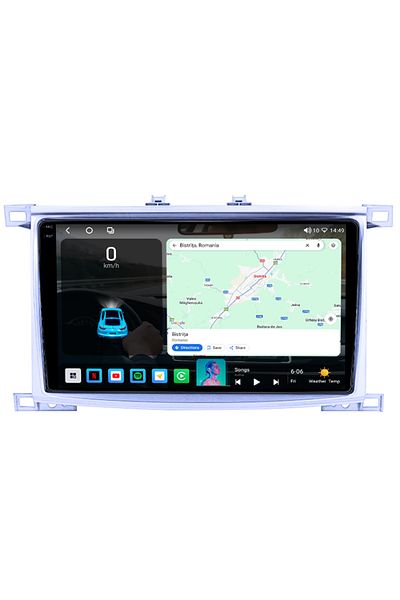 navi-it Navigatie dedicata Toyota Land Cruiser 100 2002-2007, 4GB RAM 64GB ROM, Octacore, Android 14, Displa
