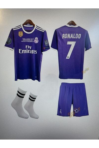 rüya vadisi Ronaldo R.Madrid. Legendary Footballer Children's 3-Piece Jersey Set