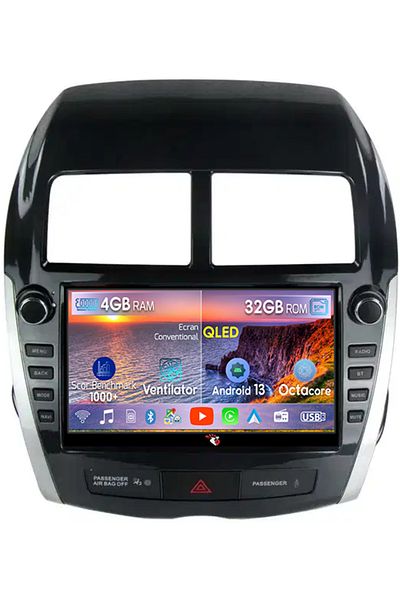 navi-it Navigatie dedicata Mitsubishi ASX 2010-2016, 4GB RAM 32GB ROM, Android 13 , Display 9 " , Internet ,