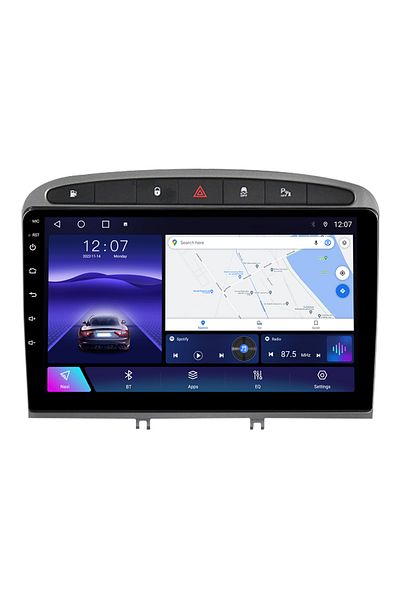 navi-it Dedicated navigation Peugeot 408 GRAY, 4GB RAM 32GB ROM, Android 13, 9" Display, Internet, Applications