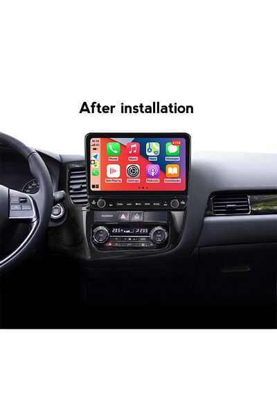 navi-it Dedicated navigation for Mitsubishi Outlander 2012-2018 with rotary buttons model 2024, 4 GB RAM 64 ROM, Q