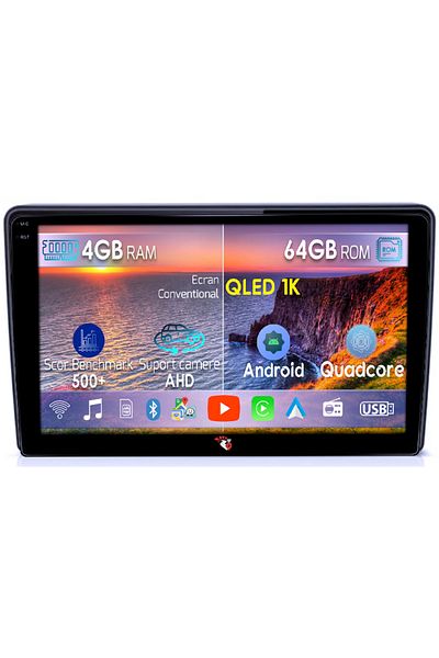 navi-it Navigatie dedicata Opel Astra H 2004 - 2014, 4GB RAM 64GB ROM, Octacore, Android 14, Display QLED 1K