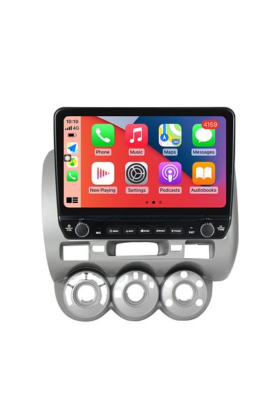 navi-it Dedicated navigation Jazz city 2002-2007 with rotary buttons model 2024, 4 GB RAM 64 ROM, Quadcore, Year