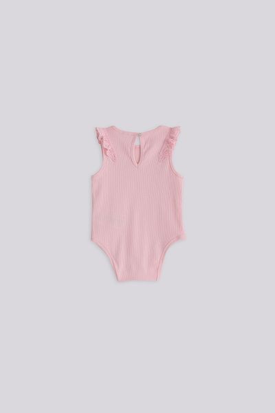 GB Baby Baby Girl Pink Body and Shorts Set