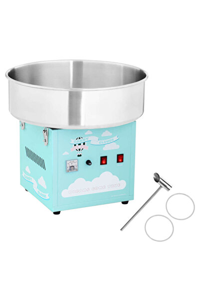 Royal Catering Mașină de făcut vată de zahăr, turcoaz, diametru bol 520 mm + ...