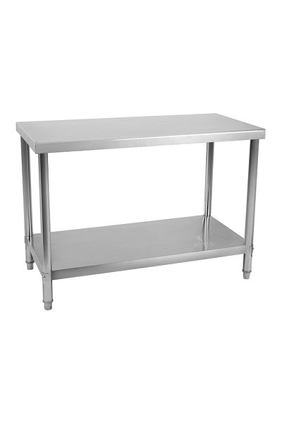Royal Catering Stół blat roboczy gastronomiczny stalowy nierdzewny z półką 100x70cm