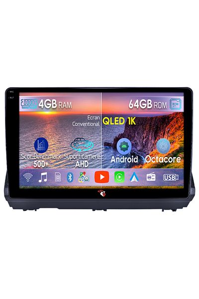 navi-it Navigatie dedicata Dacia Logan 3 2021-2023, 4GB RAM 64GB ROM, Octacore, Android 14, Display QLED 1K