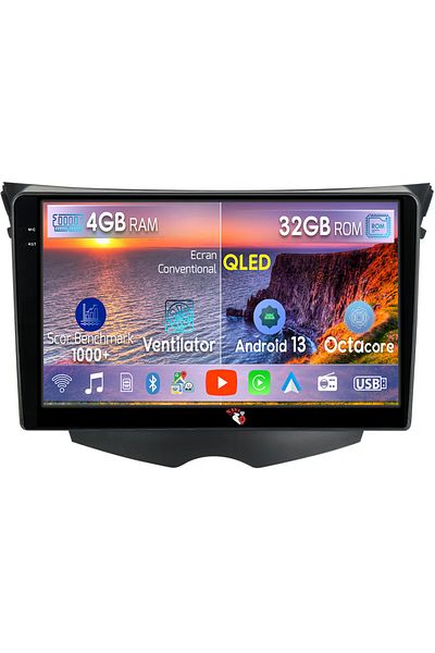 navi-it Navigatie dedicata Hyundai Veloster FS 2011-2017, 4 GB RAM 32 ROM, Android 13, Display QLED, 9", DSP