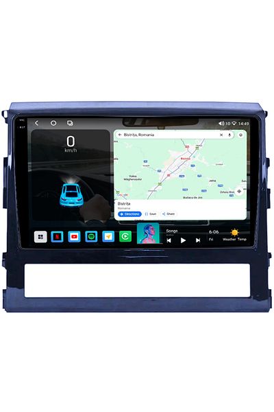 navi-it Navigatie dedicata Toyota Land Cruiser 2015+, 4GB RAM 64GB ROM, Octacore, Android 14, Display QLED 1