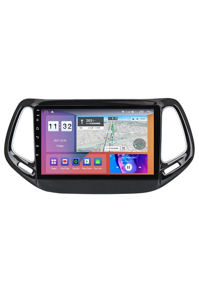 navi-it Navigatie dedicata Jeep Compass 2016-2018, 4 GB RAM 32 ROM, Android 13, Display QLED, 10", DSP, Carp