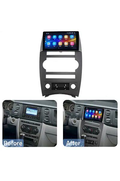 navi-it Navigatie dedicata Jeep Commander 2007-2008, 4GB RAM 64GB ROM, Quad Core, Display 9" QLED 1K, Carpla