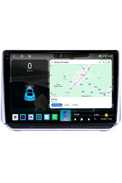 navi-it Navigatie dedicata Nissan Altima 2018-2020, 4GB RAM 64GB ROM, Octacore, Android 14, Display QLED 1K