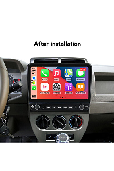 navi-it Navigatie dedicata Compass 2007-2009 cu butoane rotative model 2024, 4 GB RAM 64 ROM, Quadcore, Andr