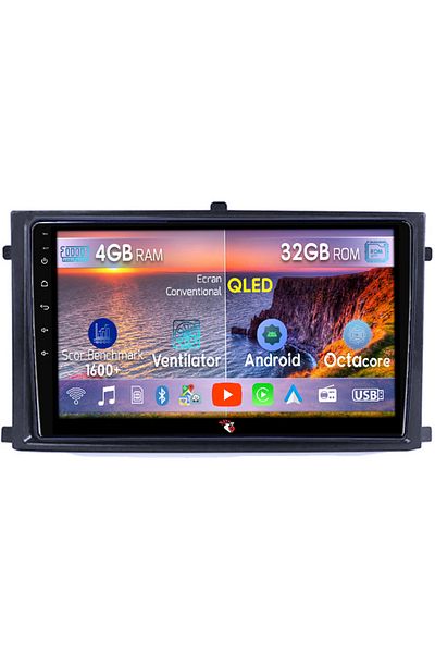 navi-it Navigatie dedicata Rexton 2020+&XLV 2015+, 4GB RAM 32GB ROM, Octacore, Android 14, Display QLED 9",