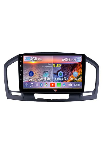 navi-it Navigatie dedicata Opel Insignia, 4GB RAM 64GB ROM, Octacore, Android 13, Display QLED 9", DSP, Carp