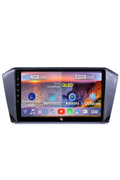 navi-it Navigatie dedicata VW Passat B8 2015-2018, 4GB RAM 32GB ROM, Octacore, Android 14, Display QLED 10",