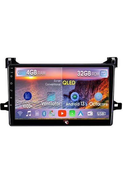 navi-it Navigatie dedicata Toyota Prius XW50 2015-2020, 4GB RAM 32GB ROM, Android 13, Display 9 " , Internet