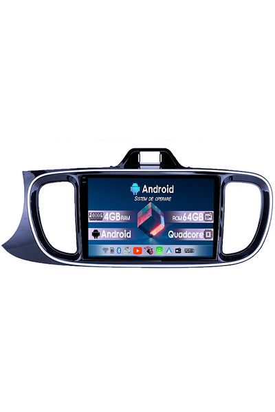 navi-it Navigatie dedicata Kia Pegas 2018-2020, 4GB RAM 64GB ROM, Quadcore, Android 14, Display QLED 1K, 9",