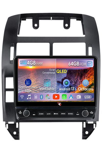 navi-it Dedicated navigation Polo Mk4 2004-2009 with rotary buttons model 2024, 4 GB RAM 64 ROM, Quadcore, And