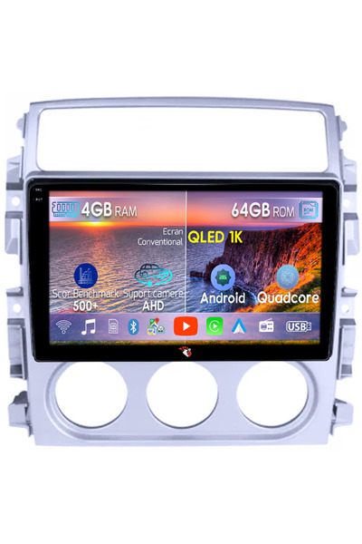 navi-it Navigatie dedicata Suzuki Liana 2004-2008, 4GB RAM 64GB ROM, Octacore, Android 14, Display QLED 1K 9
