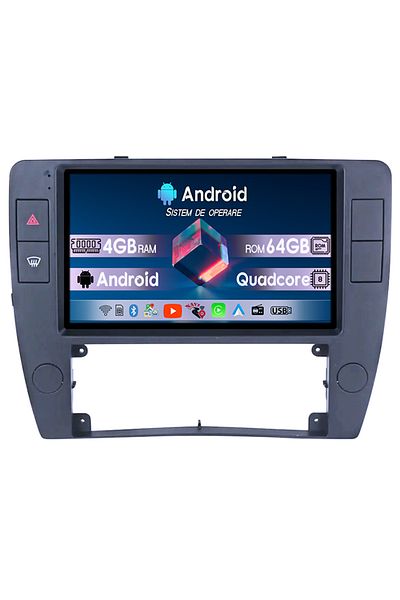 navi-it Navigatie dedicata Volkswagen Passat B5 2000-2005, 4GB RAM 64GB ROM, Octacore, Android 14, Display Q
