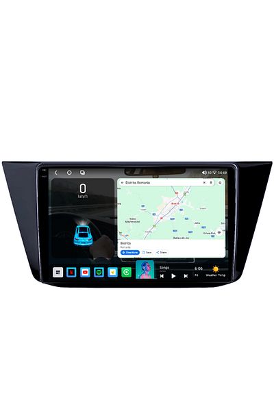 navi-it Navigatie dedicata Volkswagen Touran 2015+, 4GB RAM 64GB ROM, Octacore, Android 14, Display QLED 1K