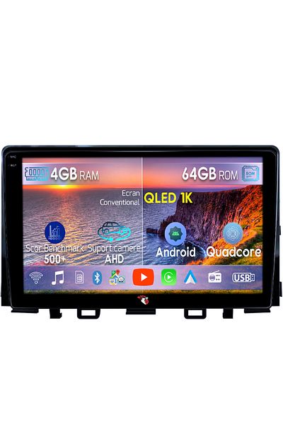 navi-it Navigatie dedicata KIA Rio 2017- 2019, 4GB RAM 64GB ROM, Octacore, Android 14, Display QLED 1K 9", C