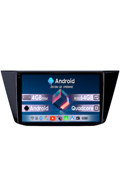 navi-it Navigatie dedicata Volkswagen Touran 2015+, 4GB RAM 64GB ROM, Octacor...